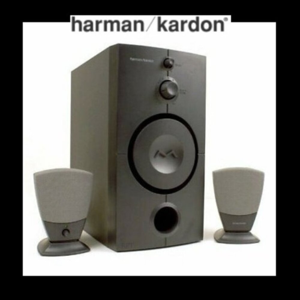 3pc Harman Kardon Desktop Speaker Subwoofer